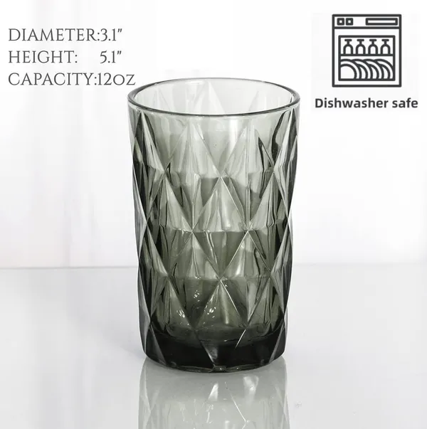 Pack_of_2,_Geometric_Design_Drinking_Glasses_Set_Tumbler_Glasses_-_Thick_Walled_Black_Tumbler_for_Cocktail,_Juice,_Water,_Mixed_Drinks,_Beer_and_Coffee,_400_ML_Each,_Black