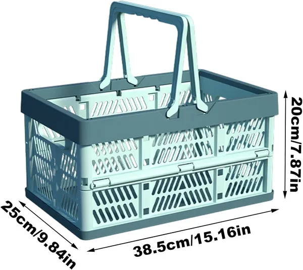 Foldable_Multipurpose_Toy_Picnic_Fruit_Vegetable_Kitchen_Basket_With_Handle_Storage_Box_Bathroom_Bedroom_Kitchen_Office_Organization_And_Storage_Essential,_Blue