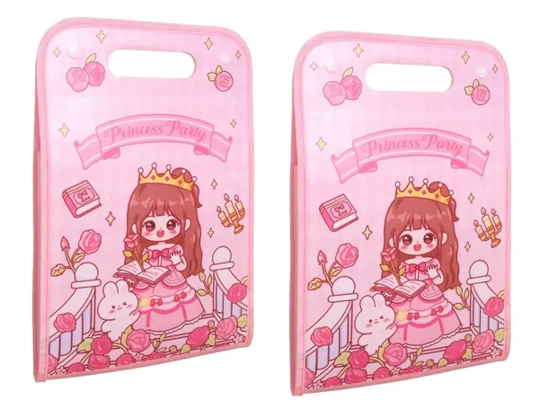 A4_Size_File_Folder_with_Button_Lock_and_Handle,_Certificates_Document_Holder_with_12_Pockets_Sections_Expandable_Folders_Gift_for_Girls_(Pack_of_1),_Pink