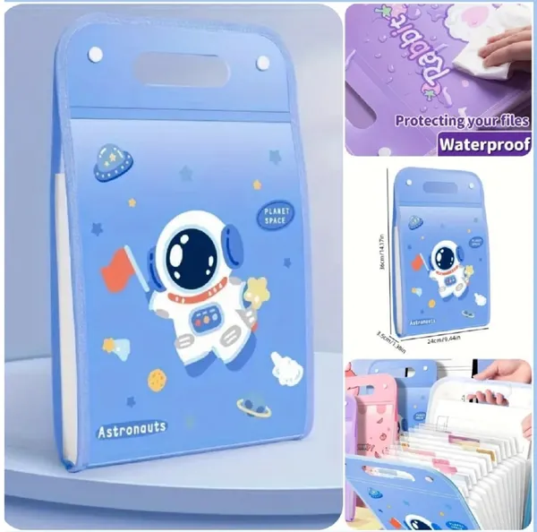 Pack_of_2,_File_Folder_with_Button_Lock_and_Handle,_A4_Size_Certificates_Document_Holder_with_12_Pockets_Sections_Expandable_Folders_Gift_for_Boys,_Blue