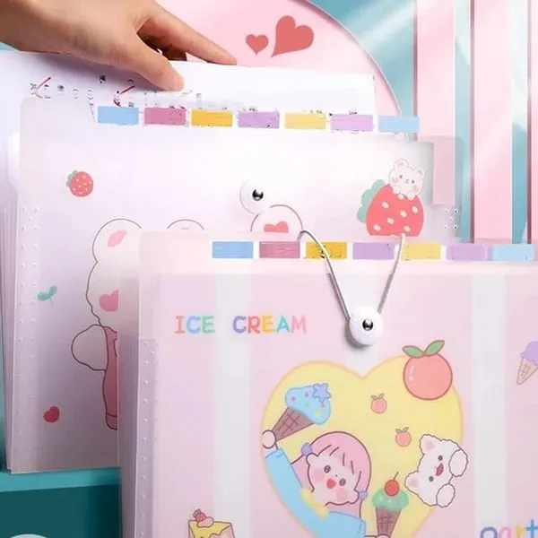 Pack_3,_File_Folder_with_Elastic_Band_Lock_A4_Size_Certificates_Holder_with_8_Pockets,_Expandable_Folders_for_Documents_Notes_Worksheets,_Gift_for_Kids,_Multicolor