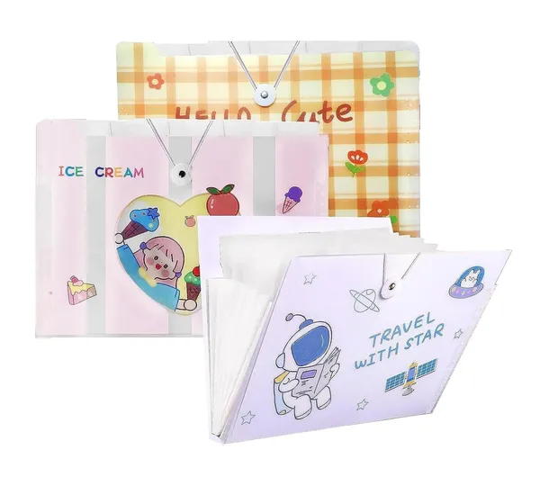 Pack_3,_File_Folder_with_Elastic_Band_Lock_A4_Size_Certificates_Holder_with_8_Pockets,_Expandable_Folders_for_Documents_Notes_Worksheets,_Gift_for_Kids,_Multicolor