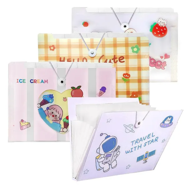 Pack_4,_File_Folder_with_Elastic_Band_Lock_A4_Size_Certificates_Holder_with_8_Pockets,_Expandable_Folders_for_Documents_Notes_Worksheets,_Gift_for_Kids,_Multicolor