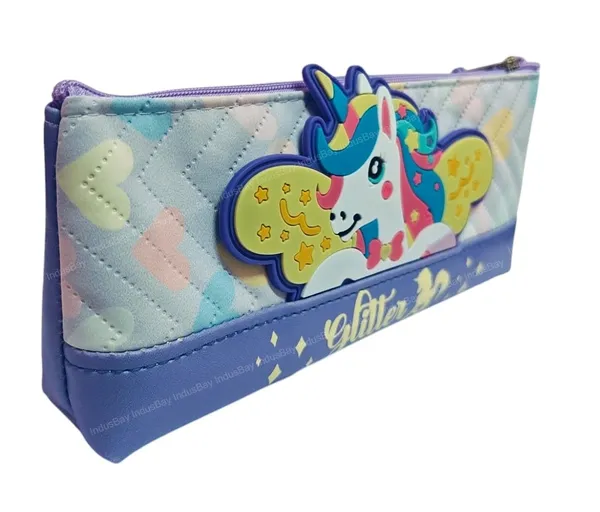 Tiptoe�_6_Pieces,_Cute_Unicorn_Print_Zipper_Pencil_Case_Pouch_Kids_School_Supply_Organizer_Students_Stationery_Box_Birthday_Return_Gift_for_Kids_Girls,_Multicolor