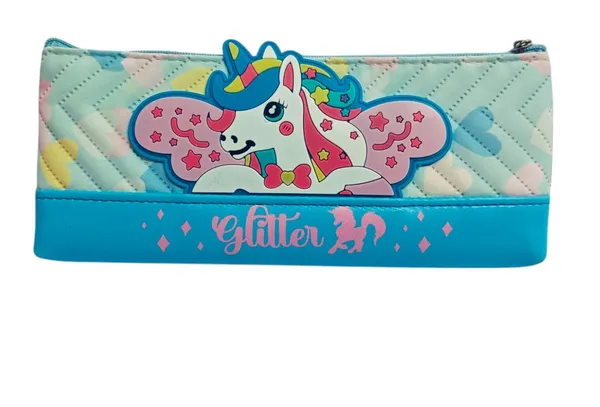 Tiptoe�_6_Pieces,_Cute_Unicorn_Print_Zipper_Pencil_Case_Pouch_Kids_School_Supply_Organizer_Students_Stationery_Box_Birthday_Return_Gift_for_Kids_Girls,_Multicolor