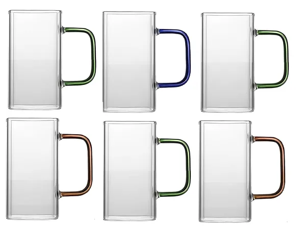 Pack_of_6,_280_ML_Heat_Resistant_Square_Borosilicate_Glass_Tea_Cup_Mug_Juice_Microwave_Safe_Cold_Coffee_Color_Handle_Transparent_Mug_Drinkware_Ice_Coffee_Mug,_Multicolor