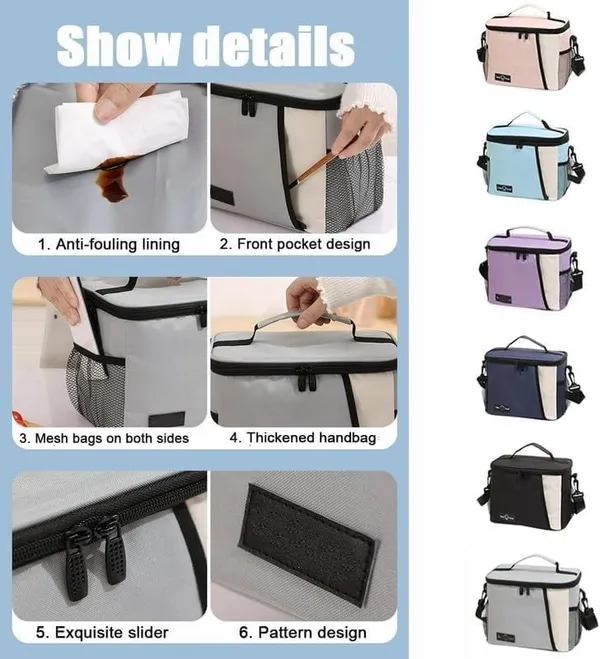 Thermal_Insulated_Meal_Lunch_Box_Bag,_Cooler_Bag_Small_Lunch_Box_for_Men_Women_Insulated_Lunch_Reusable_Lunch_Pail_Adjustable_Strap_for_Work_Office_Picnic_Beach,_Black