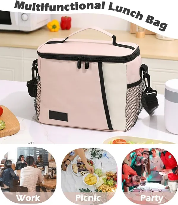 Thermal_Insulated_Meal_Lunch_Box_Bag,_Cooler_Bag_Small_Lunch_Box_for_Men_Women_Insulated_Lunch_Reusable_Lunch_Pail_Adjustable_Strap_for_Work_Office_Picnic_Beach,_Pink