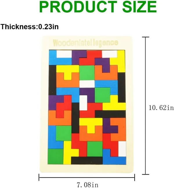 40_Pcs_Wooden_Puzzle_Blocks_Wood_Intelligence_Block_Game_for_Kids_Ages_3-8,_Puzzles_Brain_Teasers_Toy_Educational_Gift_for_Kids