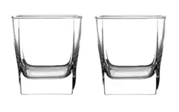 Pack_of_2,_Small_200_ML_Transparent_Water_Juice_Squaree_Glass_Drinking_Bar_Mug_Glasses_for_Scotch,_Bourbon,_Juice,Water,_Liquor_and_Cocktail_Drinks,_Clear