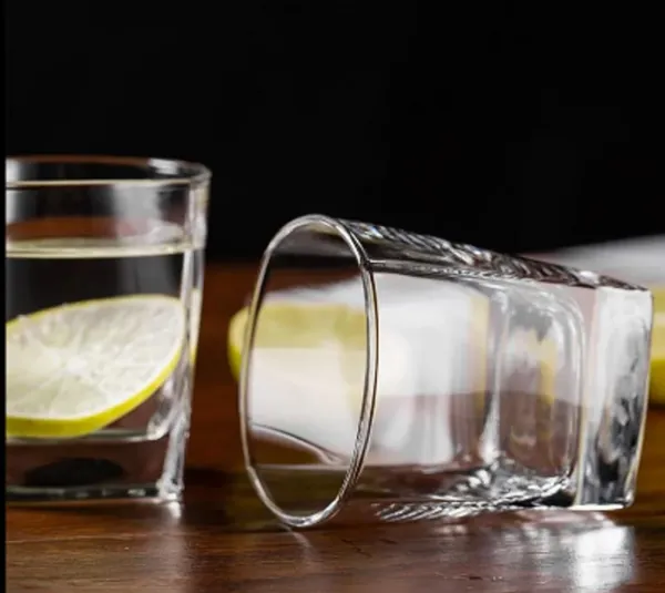 Pack_of_2,_Small_200_ML_Transparent_Water_Juice_Squaree_Glass_Drinking_Bar_Mug_Glasses_for_Scotch,_Bourbon,_Juice,Water,_Liquor_and_Cocktail_Drinks,_Clear
