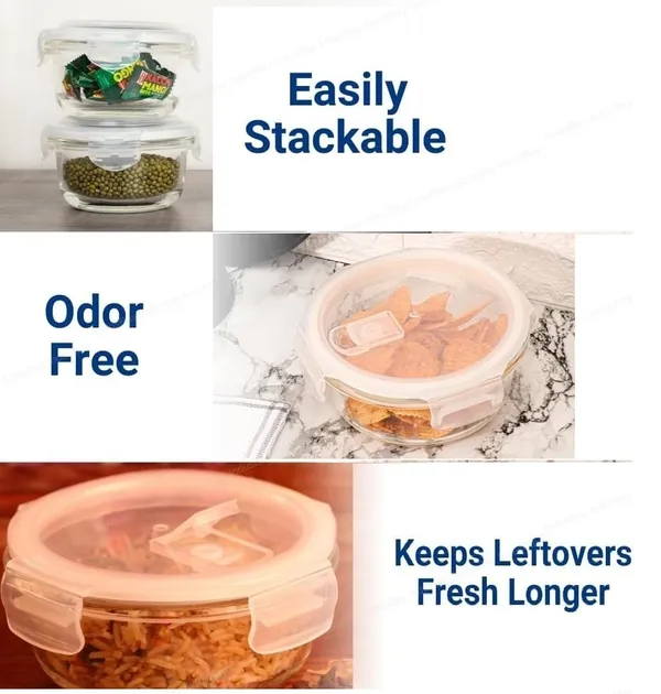 Microwave_Oven_Safe_Round_Borosilicate_Glass_Food_Storage_Container_Set_with_Air_Vent_Airtight_Lid_Leak_Proof_Bowl,_Glass_Reheating_Bowl_Tiffin,_600_ML,_4_Pieces,_Clear