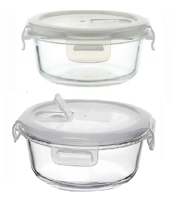 Microwave_Oven_Safe_Round_Borosilicate_Glass_Food_Storage_Container_Set_with_Air_Vent_Airtight_Lid_Leak_Proof_Bowl,_Glass_Reheating_Bowl_Tiffin,_600_ML,_2_Pieces,_Clear