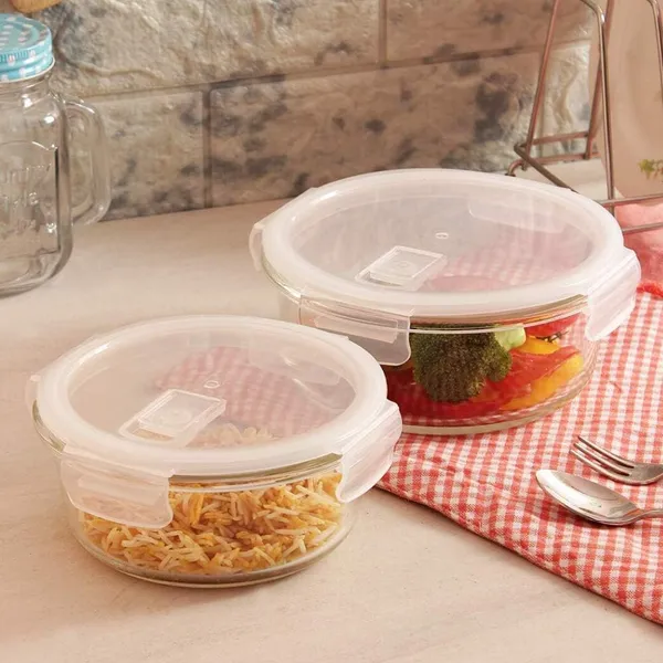 Microwave_Oven_Safe_Round_Borosilicate_Glass_Food_Storage_Container_Set_with_Air_Vent_Airtight_Lid_Leak_Proof_Bowl,_Glass_Reheating_Bowl_Tiffin,_600_ML,_2_Pieces,_Clear