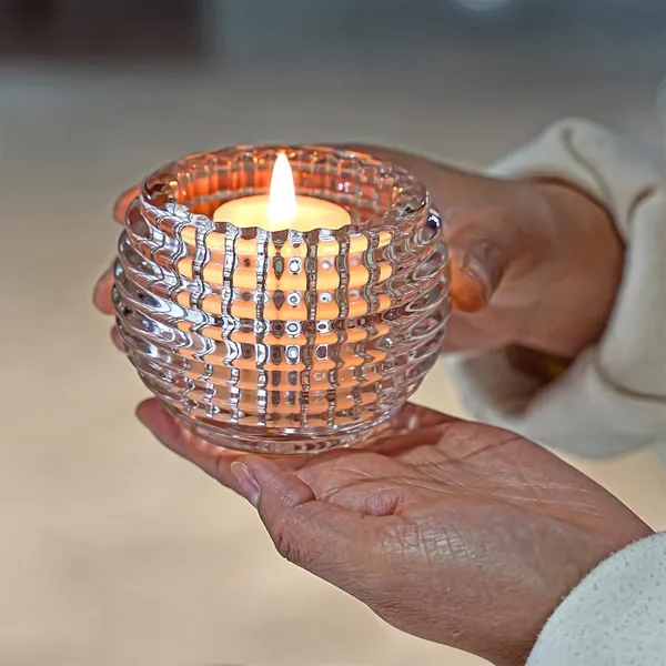 Pack_of_1,_Decorative_Round_Crystal_Glass_Votive_Candle_Holders_for_Home_Decoration_Tealight_Holders_Exquisite_Crystal_Diya_for_Mandir_Home_Temple,_Diwali_Wedding_Party_Decor,_Clear