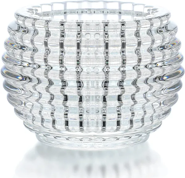 Pack_of_1,_Decorative_Round_Crystal_Glass_Votive_Candle_Holders_for_Home_Decoration_Tealight_Holders_Exquisite_Crystal_Diya_for_Mandir_Home_Temple,_Diwali_Wedding_Party_Decor,_Clear