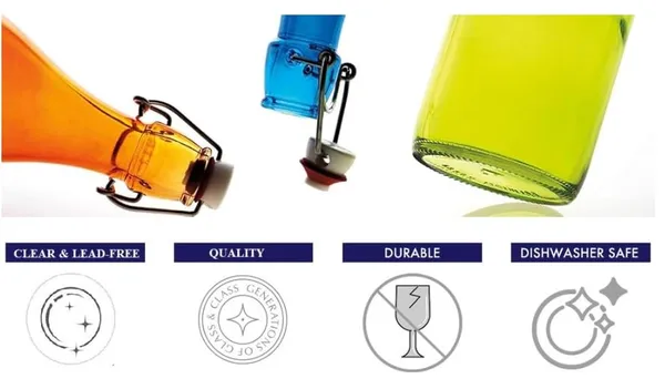 4_Pieces_Glass_water_Bottle_with_AirTight_Flip_Cap_Colorful_Refrigerator_Fridge_Safe_Glass_Water_Bottles_For_home_Office_Restaurants_1_Litre,_Multicolor