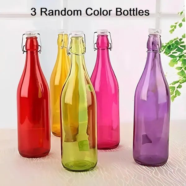 3_Pieces_Glass_water_Bottle_with_AirTight_Flip_Cap_Colorful_Refrigerator_Fridge_Safe_Glass_Water_Bottles_For_home_Office_Restaurants_1_Litre,_Multicolor