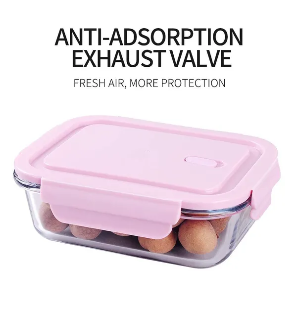 400_ML_Rectangular_Borosilicate_Glass_Food_Storage_Oven_Safe_Container_Set_with_Air_Vent_Lid_Airtight_Lid_Microwave_Safe_Tiffin_Bowl,_Glass_Reheating_Serving_Bowl,_Pink