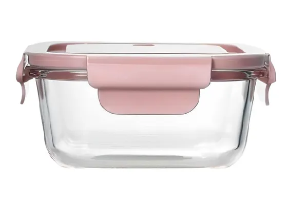 520_ML_Square_Shape_Microwave_Safe_Borosilicate_Glass_Food_Storage_Oven_Safe_Container_Set_with_Airtight_Lid_Microwave_Safe_Tiffin_Bowl,_Glass_Serving_Bowl,_1_Piece,_Pink