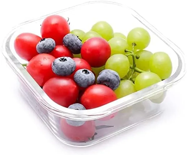 520_ML_Square_Shape_Microwave_Safe_Borosilicate_Glass_Food_Storage_Oven_Safe_Container_Set_with_Airtight_Lid_Microwave_Safe_Tiffin_Bowl,_Glass_Serving_Bowl,_2_Piece,_Pink