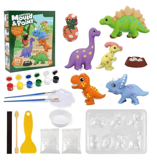 DIY_Mould_and_Paint_Craft_kit_-_Dino_Theme_Make_Your_own_Fridge_Magnet_Set_with_Palette_&_Mold,_Painting_Art_&_Craft_Set_-_Gift_Toys_for_Boys_&_Girls