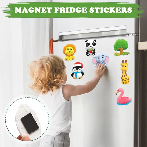 DIY_Mould_and_Paint_Craft_kit_-_Forest_Jungle_Animal_Theme_Make_Your_own_Fridge_Magnet_Set_with_Palette_&_Mold,_Painting_Art_&_Craft_Set_-_Gift_Toys_for_Boys_&_Girls