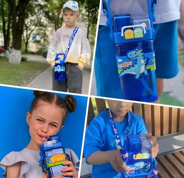 520ML_Water_Bottle_For_Kids_Boys_with_Double_Drinking_Straw_Cup_Adjustable_Strap,_Leak-Proof_BPA_Free_Water_Bottle,_Perfect_for_School_&_Outdoor_Fun_Gift_for_Childrens,_Dino