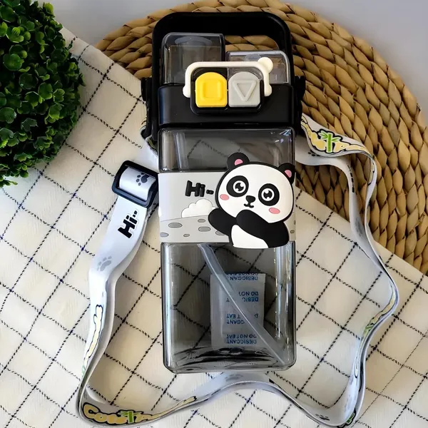 520ML_Water_Bottle_For_Kids_Boys_with_Double_Drinking_Straw_Cup_Adjustable_Strap,_Leak-Proof_BPA_Free_Water_Bottle,_Perfect_for_School_&_Outdoor_Fun_Gift_for_Childrens,_Panda