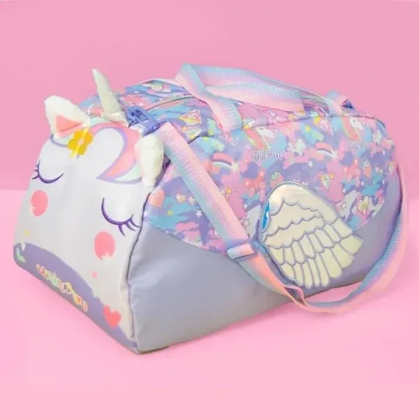 Unicorn_Theme_3D_Designer_Duffel_Handbag_&_Shoulder_Bag,_Weekender_Overnight_Bag,_Kids_&_Teenagers_Swimming_Duffle_Bag,_Large_-_18_x_8.4_x_9.4_Inches,_Purple
