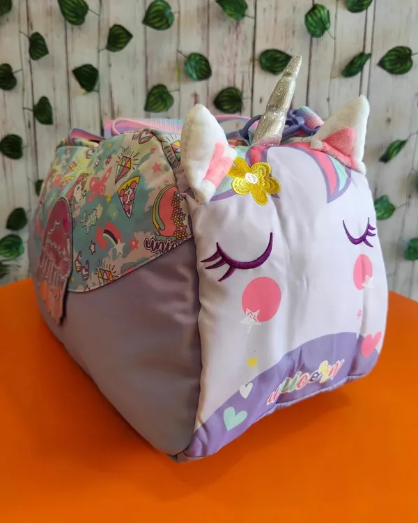 Unicorn_Theme_3D_Designer_Duffel_Handbag_&_Shoulder_Bag,_Weekender_Overnight_Bag,_Kids_&_Teenagers_Swimming_Duffle_Bag,_Large_-_18_x_8.4_x_9.4_Inches,_Purple