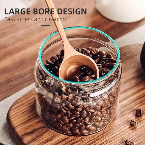 750_ML_Vacuum_Borosilicate_Glass_Jar_with_Airtight_Lid,_Food_Saver_Sealer_Attachment_Storage_Container_for_Coffee_Beans_Oats_Spice_and_Sugar,_Pack_of_1
