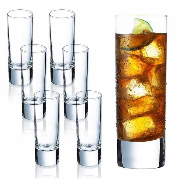 Pack_of_6,_70_ML_Highball_Tall_Tequila_Vodka_Whisky_Shot_Glass,_Peg_Measurer_Glass,_Short_Glass_Set_for_Whiskey,_Tequila,_Vodka,_Clear
