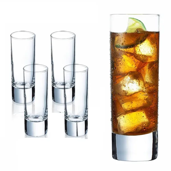 Pack_of_4,_70_ML_Highball_Tall_Tequila_Vodka_Whisky_Shot_Glass,_Peg_Measurer_Glass,_Short_Glass_Set_for_Whiskey,_Tequila,_Vodka,_Clear