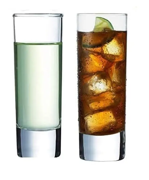 Pack_of_2,_70_ML_Highball_Tall_Tequila_Vodka_Whisky_Shot_Glass,_Peg_Measurer_Glass,_Short_Glass_Set_for_Whiskey,_Tequila,_Vodka,_Clear