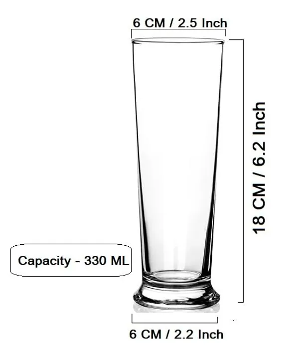 2_Pieces,_330_ML_Footed_Pilsner_Beer_Margarita_LIT_Glasses-_Tall_Mojito_Tumblers_for_Cold_Drinks_Juice_Smoothie_Milkshake_Dessert_Footed_Slushy_Mug,_Clear