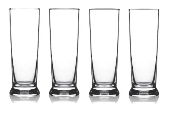4_Pieces,_330_ML_Footed_Pilsner_Beer_Margarita_LIT_Glasses-_Tall_Mojito_Tumblers_for_Cold_Drinks_Juice_Smoothie_Milkshake_Dessert_Footed_Slushy_Mug,_Clear