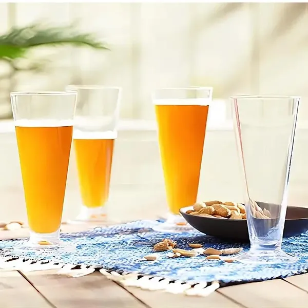 Pack_of_4,_Footed_Pilsner_Beer_Margarita_Glasses-_Tall_Mojito_Tumblers_for_Cold_Drinks_Juice_Smoothie_Milkshake_Dessert_Footed_Slushy_Mug,_410_ML_Clear