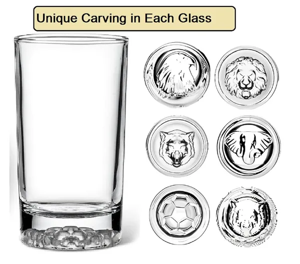 Engraved_Base_Highball_Tumbler_Glass_Gift_Set_Heavy_Base_Animal_Football_Carved_385_ML_Ultra-Premium_Juice_Water_Beer_Whisky_Tall_Glass,_Set_of_6