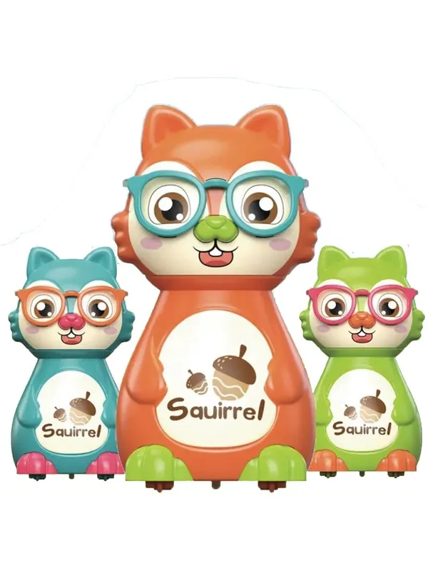 3_Pieces,_Cute_Sliding_Squirrel_Car_Press_&_Release_Inertia_Press_Run_Slide_Mini_Cartoon_Squirel_Wind_Up_Toys_for_Infant_Toddler_Boy_Girl_Toys_for_Kids,_Multicolor