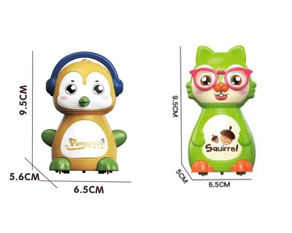 Set_of_2,_Cute_Sliding_Press_&_Release_Squirrel_&_Penguin_Inertia_Press_Run_Slide_Mini_Cartoon_Animal_Wind_Up_Toys_Birthday_Return_Gift_for_Toddler_Boy_Girls,_Multicolor