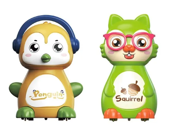 Set_of_2,_Cute_Sliding_Press_&_Release_Squirrel_&_Penguin_Inertia_Press_Run_Slide_Mini_Cartoon_Animal_Wind_Up_Toys_Birthday_Return_Gift_for_Toddler_Boy_Girls,_Multicolor