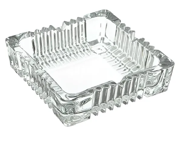 6_Inches_Square_Shaped_Designer_Glass_Ash_tray,_Cigarettes_Ash_Tray,_Tabletop_Ashtray_for_Home,_Office_and_Hote_Candy_Fruit_Tray,_Table_D�cor_Tray,_15_CM,_Clear