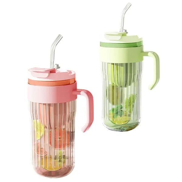 Pack_of_2,_Flutted_Glasses_Tumbler_Mug_with_Infuser_Lid_Straw_and_Handle,_Leak_Proof_2_in_1_Travel_Sipper_Mugs_for_Detox_Water,_Juice_Mocktails_Hot_Cold_Drink_Cup,_550ML,_Assorted_Color