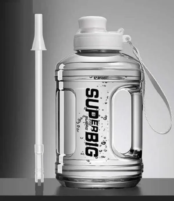 1600_ML_Large_Portable_Sports_Water_Bottle_with_Handle_Durable_Gallon_Water_Bottles_Large_Plastic_Water_Bottles_BPA-Free_Leakproof_Water_Jugs_Fitness_Sipper_for_Indoor_Outdoor,_White