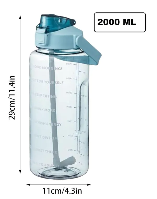 2_Litre_Gym_Sports_Water_Bottle_Leakproof_Motivational_Time_Marking_Fitness_Bottle_with,_Large_Capacity_Gallon_Bottles_with_Straw,_2000_ML,_Blue