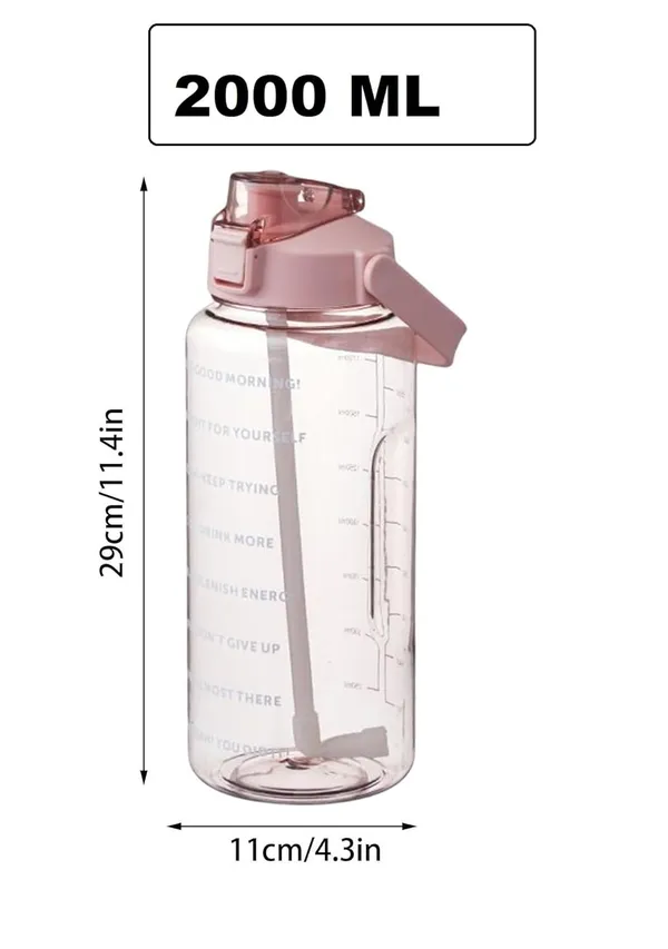2_Litre_Gym_Sports_Water_Bottle_Leakproof_Motivational_Time_Marking_Fitness_Bottle_with,_Large_Capacity_Gallon_Bottles_with_Straw,_2000_ML,_Pink
