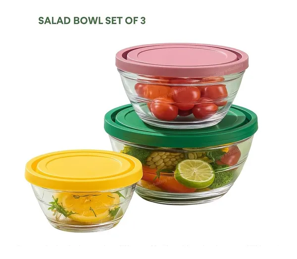 Set_of_3_Glass_Salad_Bowl_Set_450ml,_650ml_&_1150ML_Reheating_Serving_Storing_Food_Storage_Containers_Set_with_Multicolored_BPA-Free_Lids
