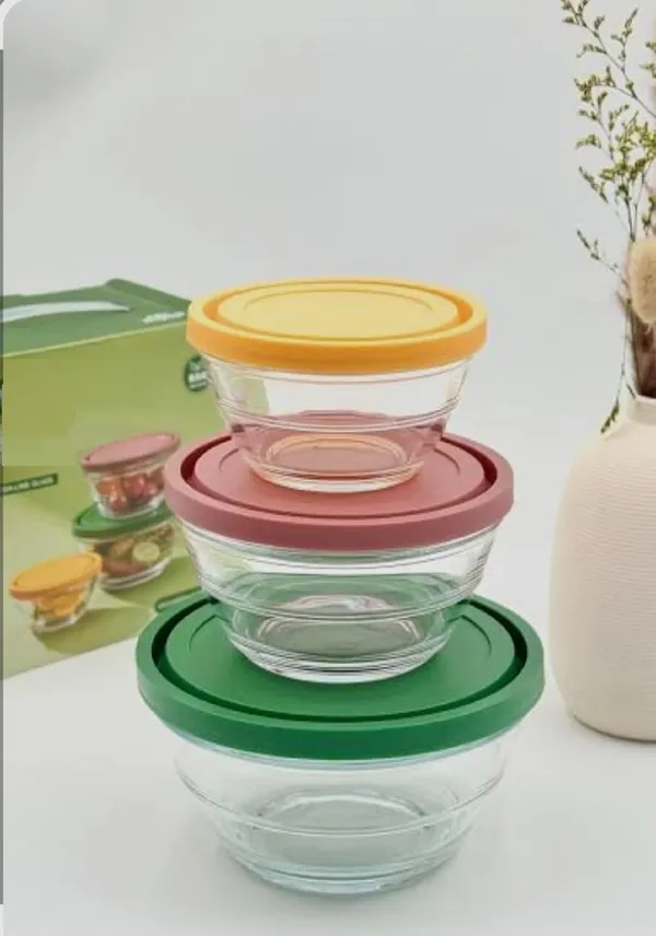 Set_of_3_Glass_Salad_Bowl_Set_450ml,_650ml_&_1150ML_Reheating_Serving_Storing_Food_Storage_Containers_Set_with_Multicolored_BPA-Free_Lids