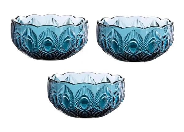 Pack_of_3,_650_ML_Peacock_Feather_Theme_Blue_Colored_Glass_Serving_Salad_Fruit_Vegetable_Noodle_Bowl_Set